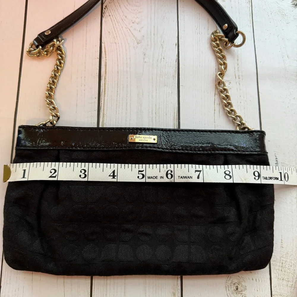 Kate Spade‎ | STORYBOOK Lining Shimmery Black Shoulder Bag, Vintage